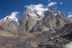 16 Trango Ri, Trango II, Trango Monk, Trango Nameless Tower, Great Trango Tower And Trango Pulpit, Trango Castle From Baltoro Glacier Between Paiju And Khoburtse.jpg